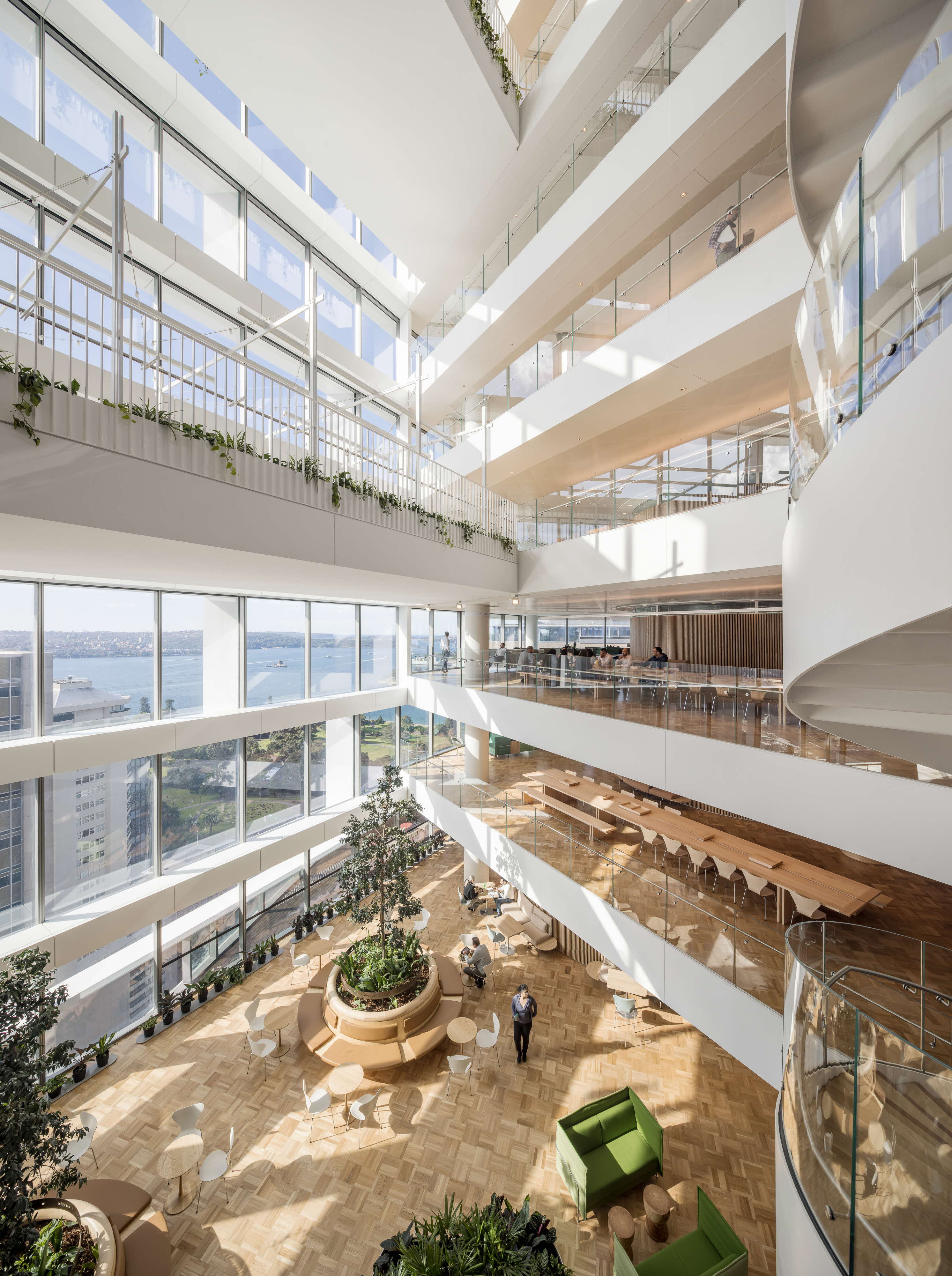 Photo of Quay Quarter Tower's interior layout and social spine